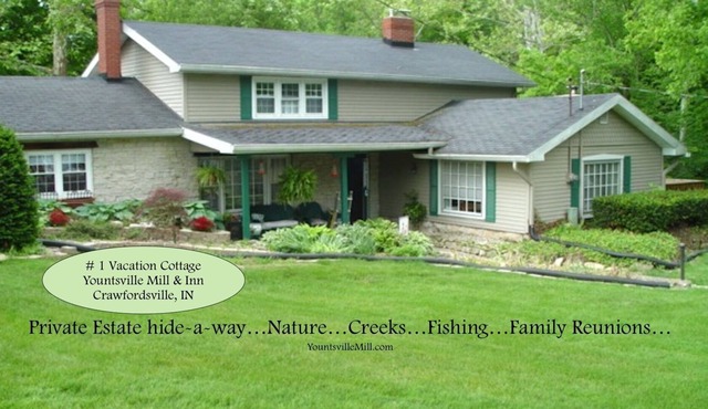 Get-Away to Peace & Nature Heaven w/bubbling brook & Sugar Creek access.