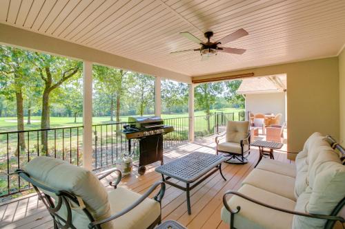 Golf Course View: Elegant Hot Springs Village Home