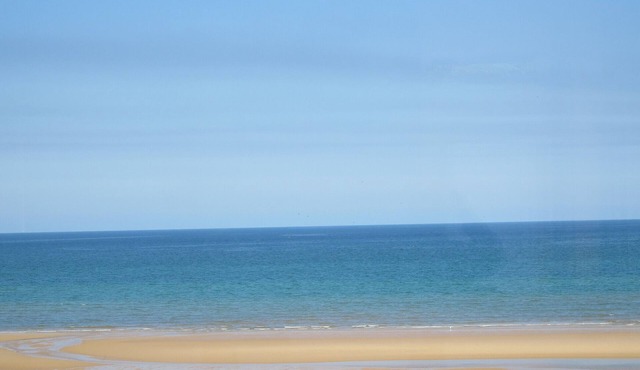 House facing Omaha Beach