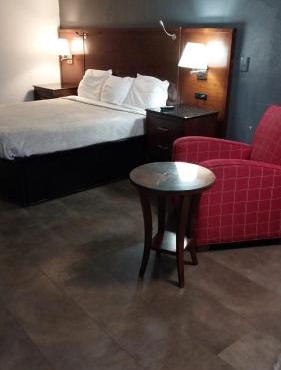 King Bed Hotel Room 145