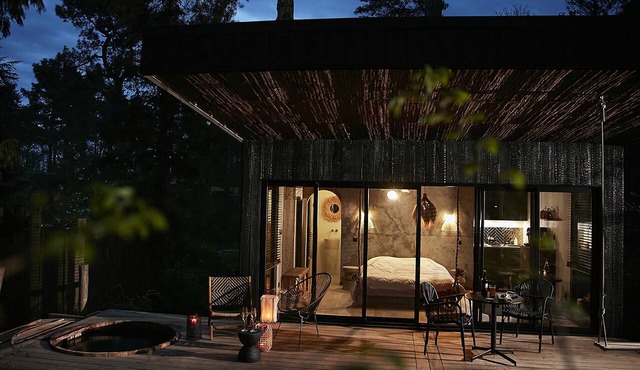 La Cachette-Log Cabin-Premium-Mobility bath-Woodland view in NEUFCHATEL HARDELOT