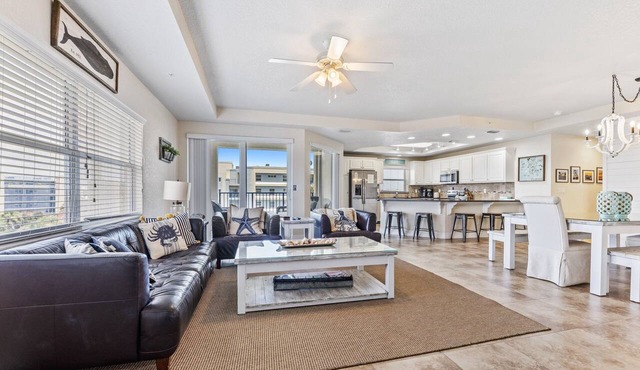 Large Corner Unit at Ocean Walk with Sneak Peak of the Ocean ~ OW20-501