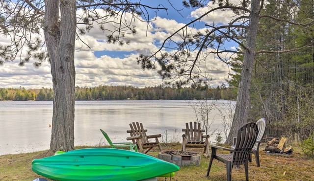 Lovely Lakefront Cottage w/ Fire Pit & Yard!
