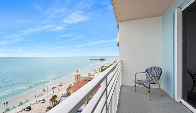 Luxury 11th Floor 1 BR Condo Direct Oceanfront Wyndham Ocean Walk Resort Daytona Beach | 1107