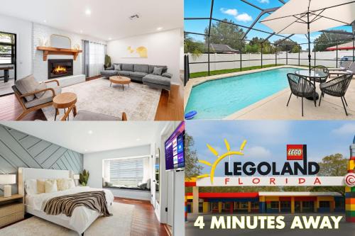 Luxury 3BR with Private POOL & GAME ROOM, only 4 MIN to LEGOLAND