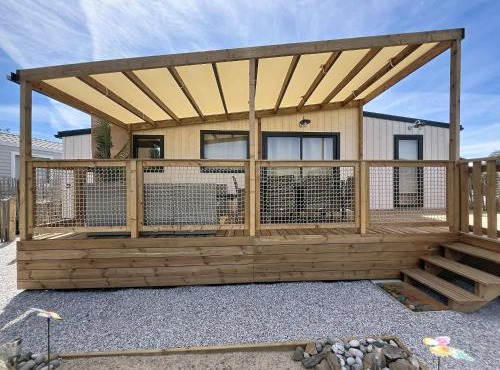 Maison 3 ch, piscine chauffée - 6 pers. - FR-1-875-4