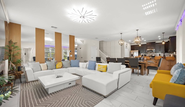 Modern Luxury at Disney’s Doorstep: Stunning 6BR/6BA Villa at Champions Gate!