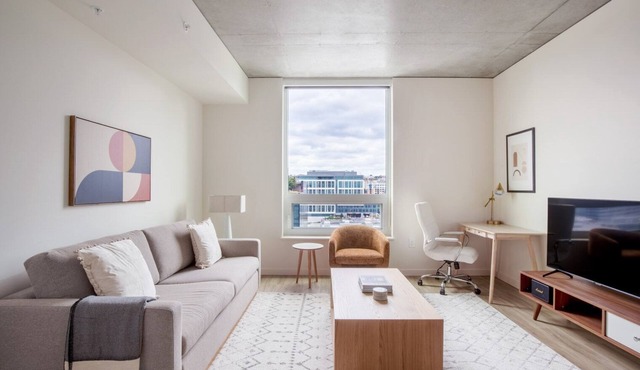 Modern South Lake Union 1BR w/W/D & Roof, nr Lake Union, by Blueground