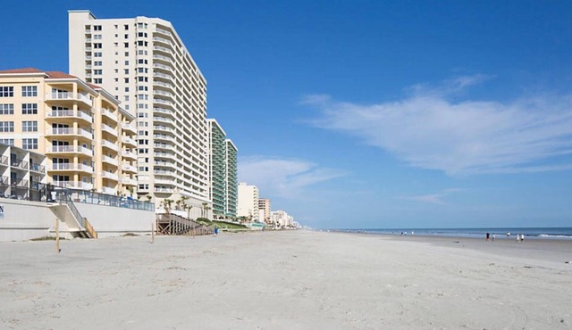 Oceanfront Studio Escape at Dolphin Beach Club – Direct Beach Access & Balcony