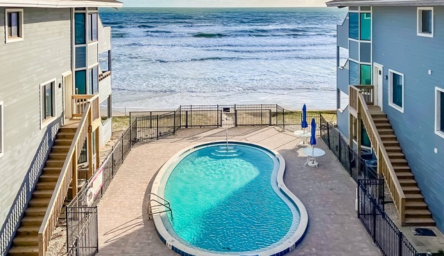 Oceanfront Villa w/Pool, Balcony & Dog-Friendly Stay in Ponce Inlet