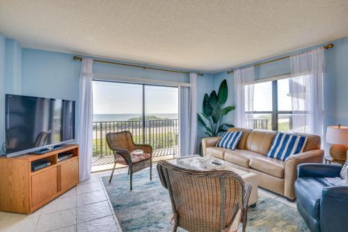 Ormond Beach Ocean-View Condo w/Private Balcony!