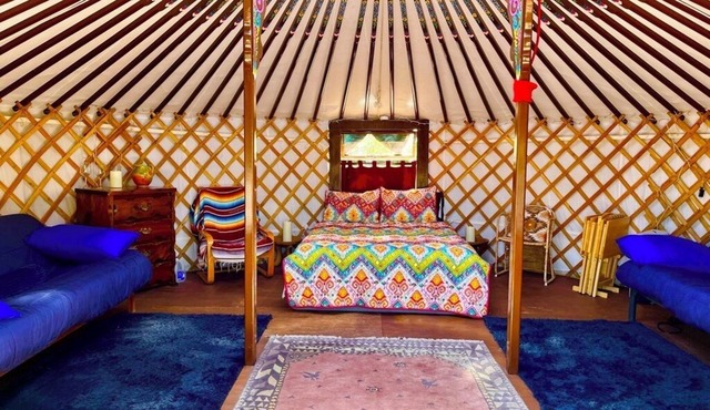 Peaceful nights stay in our Serenity Yurt