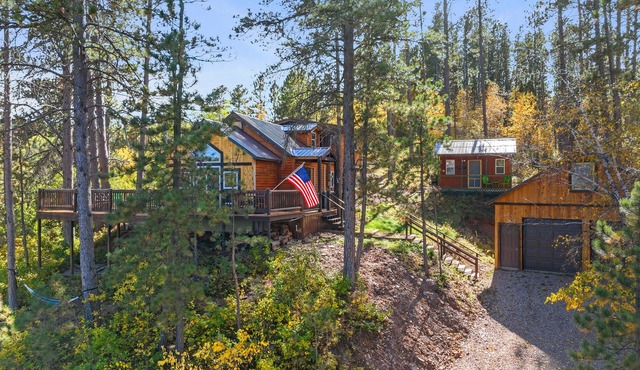 Peaceful private cabin, on 30+ acres, scenic views, wifi and cozy fireplace