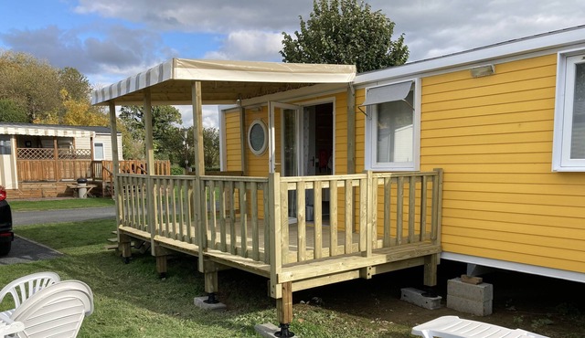 Plot 266 | Mobile home elegance at Domaine de Litteau 4* without Fun Pass