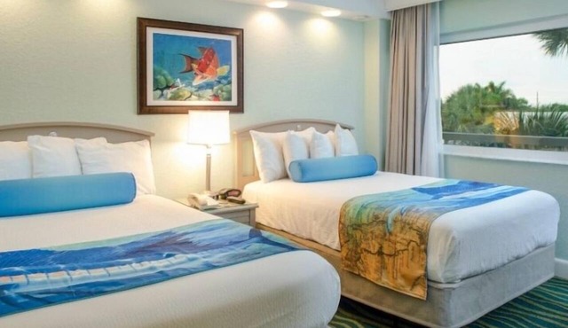 Resort View Studio 2 Queen Beds at RumFish Beach Resort