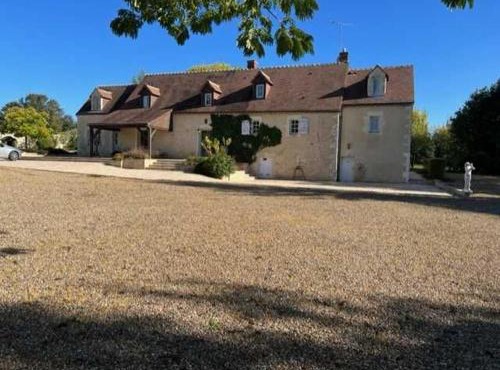 Retraite paisible avec cheminée, étang privé et chalet près du Mans - FR-1-410-382