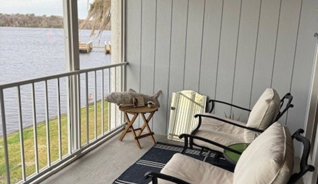 Riverfront Condo w/Dock & Porch Views