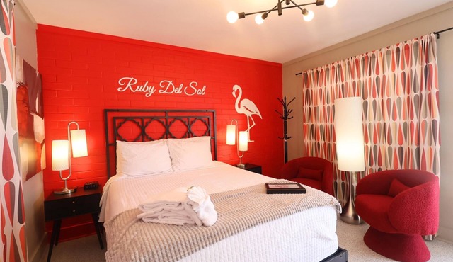 Ruby Del Sol | Bold Red Boutique Suite