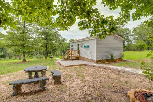 Rural Mt Olive Cabin Rental w/White River View!
