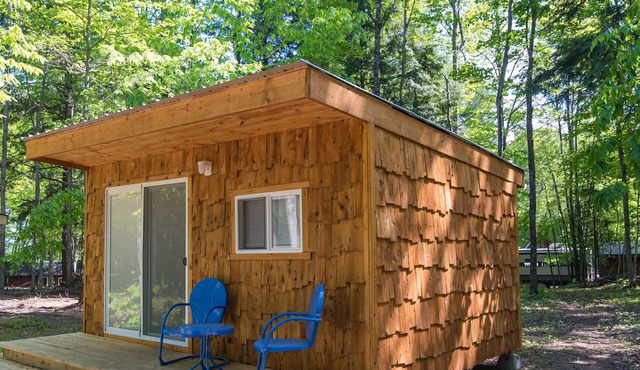 Rustic bungalow located in a campground