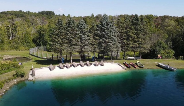 Serene Camping Retreat with Freshwater Pond in Clarington Bowmanville