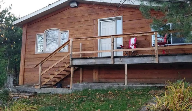 Spacious Cabin with Beachside Gazebo Ideal for an Ontario Holiday on Onaping Lake
