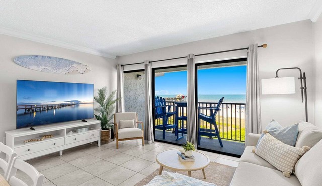 Stunning Oceanfront Condo by the Cocoa Beach Pier | 2BR | Direct Views 🌴