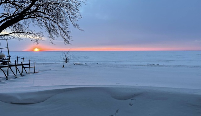 Sunsets are Free at our cozy cabin!