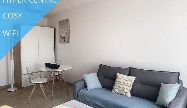 Superbe Studio Centre Ville Tout équipé Wifi 4pers