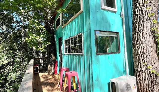 Treehouse with golf cart in Shepherd - near Lake with wild alligators