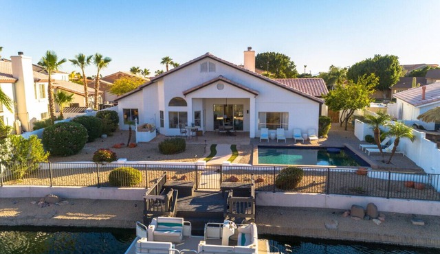 Waterfront Getaway with Heated Pool, Spa & Private Dock