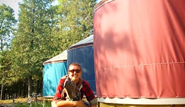 Yurt - Secluded Island Escape on Lake Huron Private, Eco-Friendly Retreat